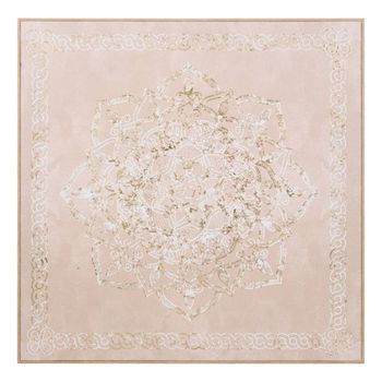 Rosita 70x70cm Lienzo Marrón