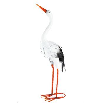 Gilde Cigüeña Blanca/negra/naranja, H.58 Cm