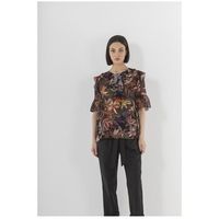 markup camiseta manga larga blusa giungla fantasia mw76306 para mujer