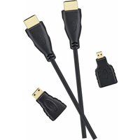 logik l3hdmia18 hdmi cable  adapter with ethernet - 3 m gold