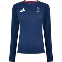 adidas camiseta manga larga team pl olympic para mujer
