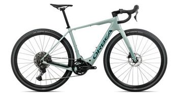 Orbea denna h40 bicicleta electrica gravel shimano cues 11s 420 wh 700 mm azul piedra escape verde 2026
