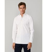 hackett london para hombre hm3010540 camisa popelin elastica fit tailored blanco l casual fiesta algodon clasico manga larga