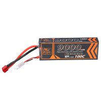 bateria de lipo zop power 76v 9000mah 100c 2s con enchufe t deans para coche rc