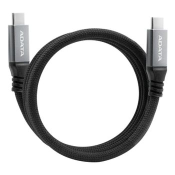 Cable USB-C a USB-C ADATA CACCU3-100W-100AN-BK 1 m Negro
