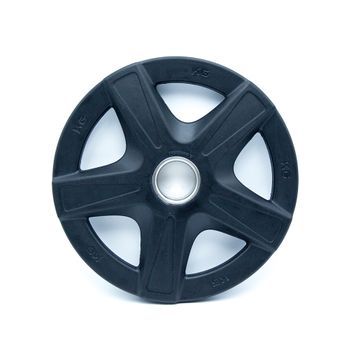 Disco Olimpico Premium Casquillo De Acero 25 Kgs