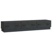 mueble de tv negro 147 x 345 x 27 cm madera de ingenieria vidaxl