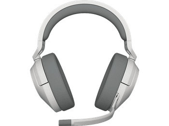 Auriculares gaming - Corsair HS55 Wireless, Bluetooth, Micrófono Omnidireccional, Blanco