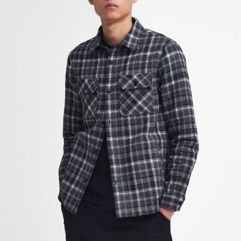 Barbour International Newman Plaid Cotton Flannel Overshirt - XXL