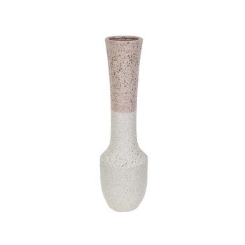 Florero Ceramica Blanco/rosa