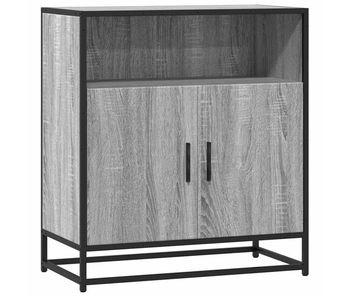 Aparador - mueble de almacenamiento madera ingeniería gris sonoma 68x35x76 cm es4592