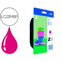 ink-jet brother lc221m dcp-j562dw  mfc-j480dw  680dw  880dw magenta 260 paginas
