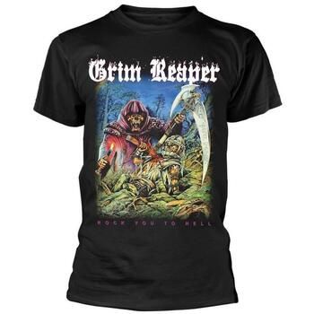 Grim Reaper Tops y Camisetas Rock You To Hell para mujer