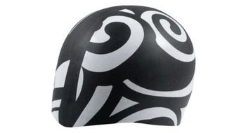 Gorro de bano arena reversible negro blanco