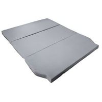 colchon para volkswagen multivan - 5cm de grosor con 30kgm3 y 3cm de viscoelastica - gris