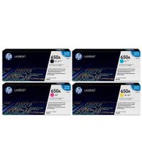 hp 650a full set original toners 4 pack