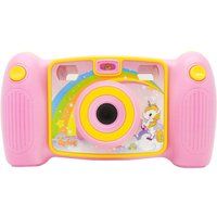 easypix kiddypix mystery compact camera - pink  yellow pink