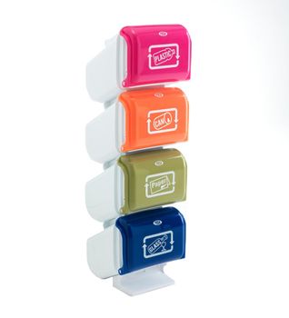 Papelera de plástico cm. L.29 x p31. X h.101