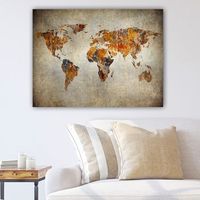 pintura decorativa lienzo 11302342670100 multicolor 70x100 cm