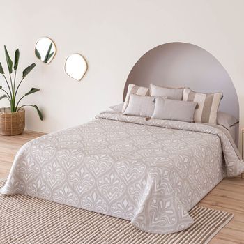 Colcha Capa Aroche Beig, 180cm