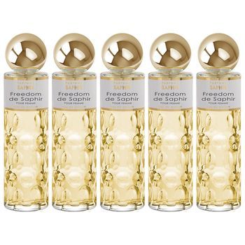 Pack De 5 Eau De Parfum Mujer Saphir Freedom 200 Ml
