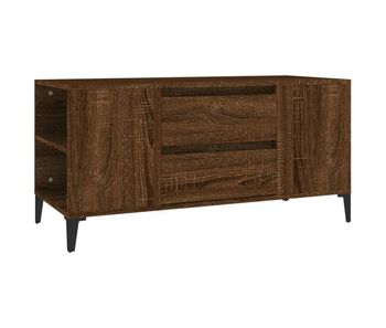 Mueble para tv madera contrachapada marrón roble 102x44,5x50 cm