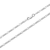 cadena de plata 925 cadena figaro plata 2mm