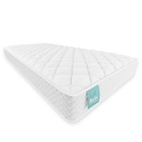 colchon viscoelastico 120x200 cm firmeza media-alta y grosor 15cm tejido 3d y multicapa 8 airsoftpro fabricado en espana nalui one 15 blanco