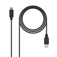 cable usb nano cable usb31 am - usb31 cm gen2 10gbps 10m negro