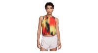camiseta de tirantes nike  strong dri fit adv  strong  aeroswift crop tank rojo amarillo negro