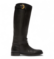 weekend max mara para mujer 2525796015600 botas de piel visby negro 38 plano cordones casual clasico