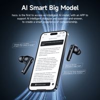 hoco smart ai traduccion inalambrica anc enc auriculares con cancelacion de ruido bluetooth 54 musica deportes auriculares estereo hifi con 4 microfonos