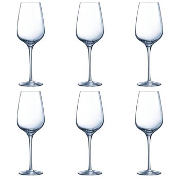 Juego de 6 copas vino cristal 45 cl