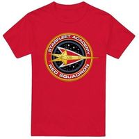 star trek camiseta red squadron para hombre