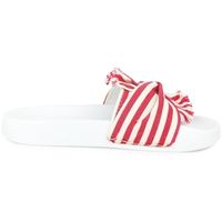 cafe noir sandalias ciabatta bianco rosso ifc931 para mujer