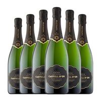 castell dor brut nature cava 75 cl 115 vol pack de 6 unidades