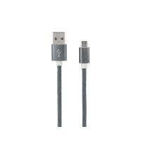 mooov cable nylon trenzado microusb 1m gris