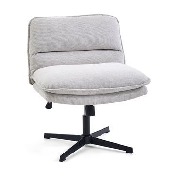 Silla Giratoria Schneidersitz / Sillón Lounge Criss Cross 20 Tejido Gris Claro Hjh Living