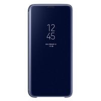 samsung ef-zg960 clear view standing cover azul para samsung galaxy s9