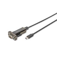 adaptador usb tipo c a serial db-9 digitus 1 m
