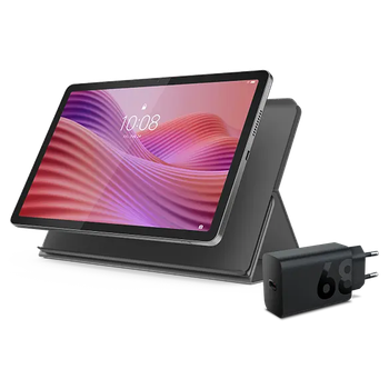Lenovo Tab (4GB 64GB) (Wifi) - Luna Grey + Charging Adaptor & Folio (Grey) Procesador MediaTek Helio G85 (2,00 GHz )/Android/64 GB eMMC 5.1