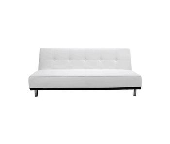 Sofá 2 plazas convertible en cama third color blanco - conforama