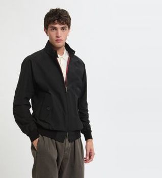 Baracuta para hombre. BRCPS0001BCNY1 Chaqueta Harrington G9 negro (M), Casual, Poliéster