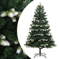 arbol de navidad  decoraciones de navidad artificial con bisagras y nieve flocada 150 cm cfw955561