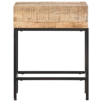 Mesa Auxiliar | Mesita Auxiliar | Mesa De Café De Madera De Mango Maciza 40x30x50 Cm