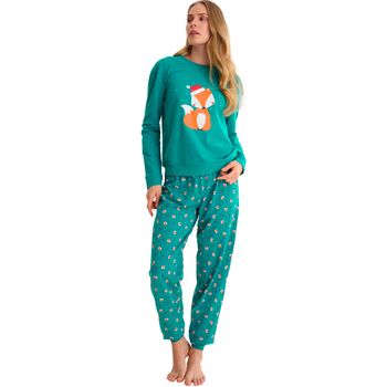 Lisca Jersey Pantalón de pijama jogger top M long FOXY Cheek para mujer