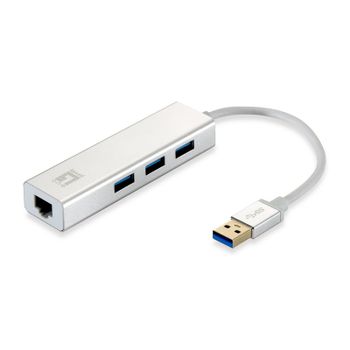 LevelOne USB-0503 Hub USB 3.0 a Gigabit/RJ-45/USB 3.0