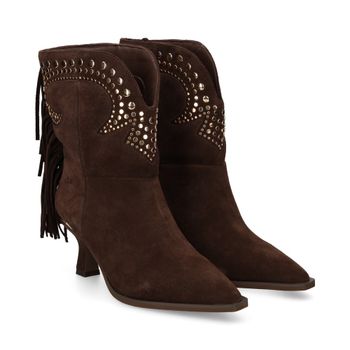 Alma En Pena Botines Con Tacón Mujer - Marrón Talla 38
