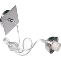 armazon para colgante pl cuadrado 1xe27 l10xan10xalregcm niquel