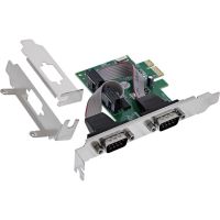 tarjeta pcie inline 76619f rs-232 2 puertos 9216 kbps low profile